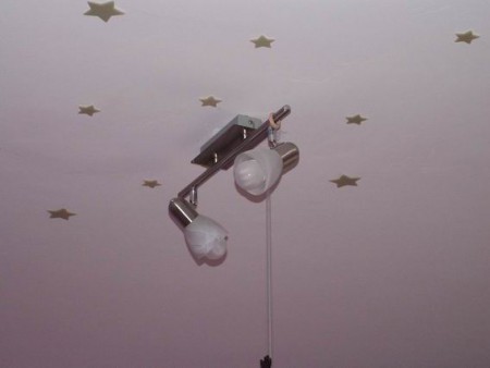 Montáž stropného svietidla